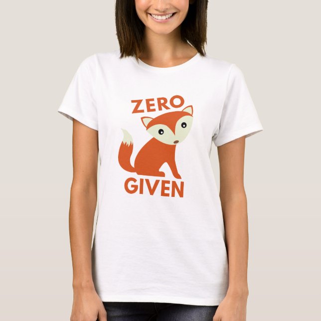 Nullfox gegeben T-Shirt (Vorderseite)