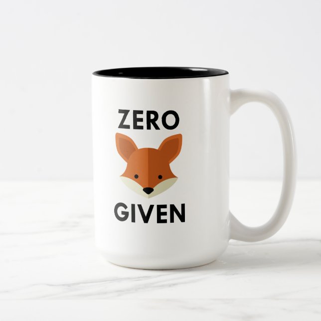 Nullfox gegeben zweifarbige tasse (Rechts)