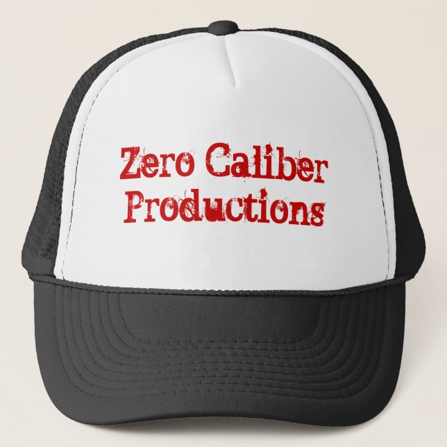 Nullkaliber-Produktionen Truckerkappe (Vorderseite)