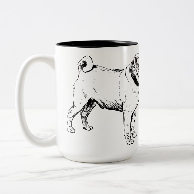 Nullkobolde gegeben zweifarbige tasse (Links)