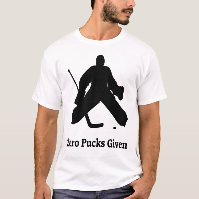 Nullkobolde Hockey-Tormann gegeben T-Shirt (Vorderseite)