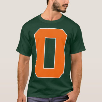 Number 0 Sports Orange friend T-Shirt