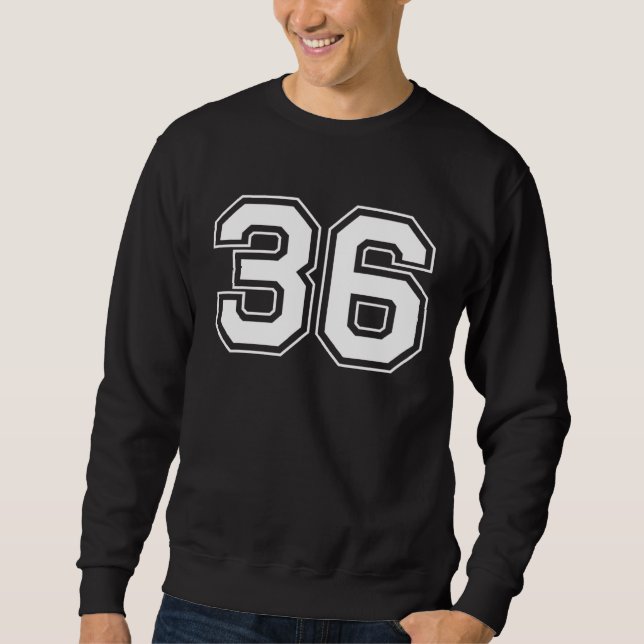 Number 36 sweatshirt (Vorderseite)