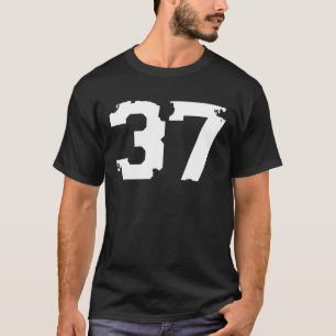 Number #37 Sport Jersey Lucky No. Birthday Age T-Shirt
