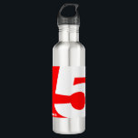 NUMBER-5-RED EDELSTAHLFLASCHE<br><div class="desc">Sie können es mit Ihrem Foto,  Logo oder mit Ihrem Text anpassen.  Sie können sie wie gewünscht auf der Anpassungsseite platzieren. Ob sonnig,  einzigartig,  hübsch oder persönlich,  es ist Ihre Wahl.</div>