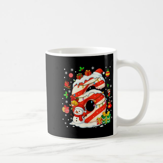 Number 67 Christmas Candy 6 7 Six Seven 6 7 Matchi Kaffeetasse (Rechts)