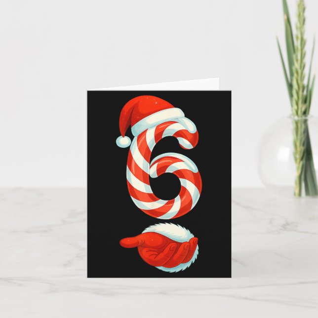 Number 6 7 Meme 67 Couple Pajamas Christmas Matchi Karte (Vorderseite)