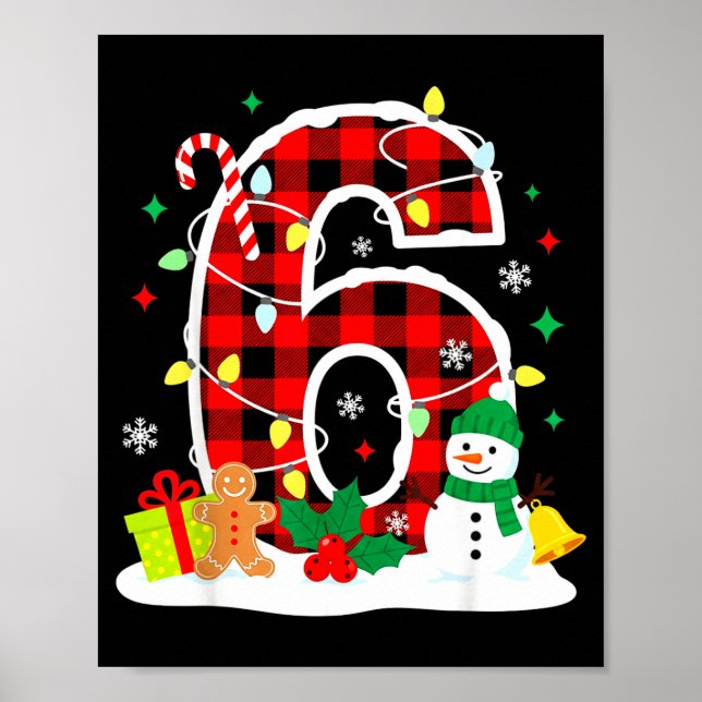 Number 6 Funny 67 Six Seven Meme Matching Couple C Poster (Vorne)