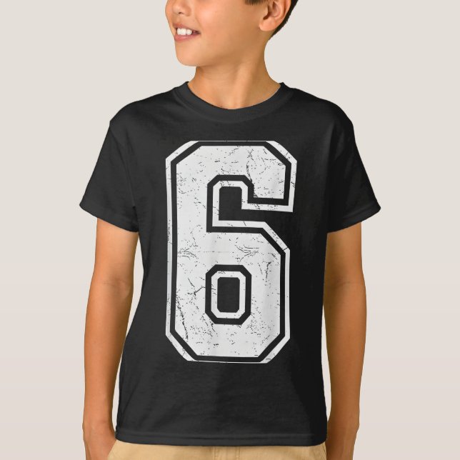 Number 6 Matching 67 Meme Costume Men Women Kids  T-Shirt (Vorderseite)