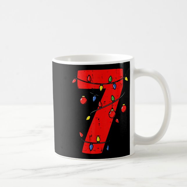 Number 7 Christmas 6 7 Matching 67 Meme Men Women  Kaffeetasse (Rechts)