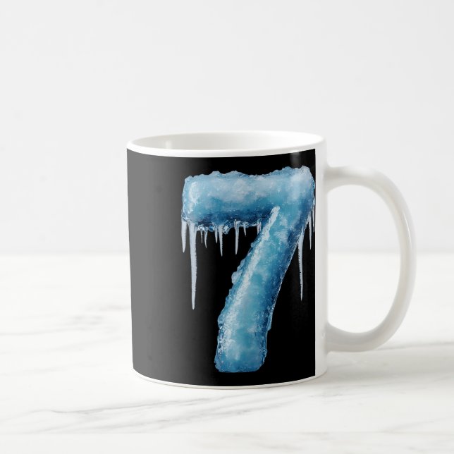 Number 7 Fire Ice Number Six Seven Meme 67 Alpha S Kaffeetasse (Rechts)