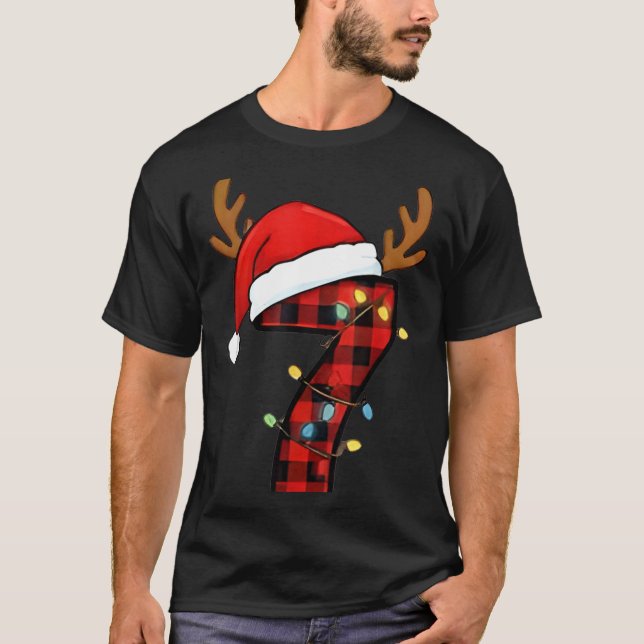 Number 7 Matching 67 Meme Christmas Costume Men Wo T-Shirt (Vorderseite)