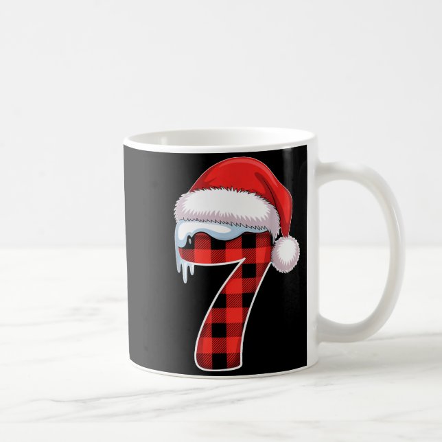 Number 7 Matching 6 7 Meme Christmas Costume Men W Kaffeetasse (Rechts)