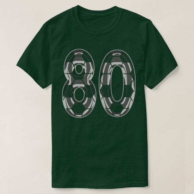 Number 80 Jersey 80 Mama Player Fan T-Shirt (Design vorne)