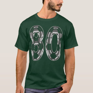 Number 80 Jersey 80 Mama Player Fan T-Shirt