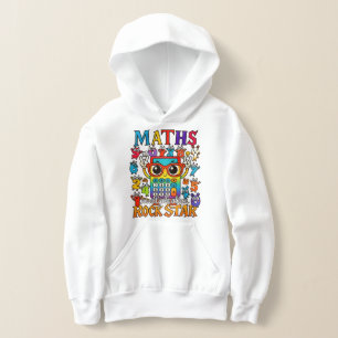 Number Day Kids Hoodie Mathe Rockstar