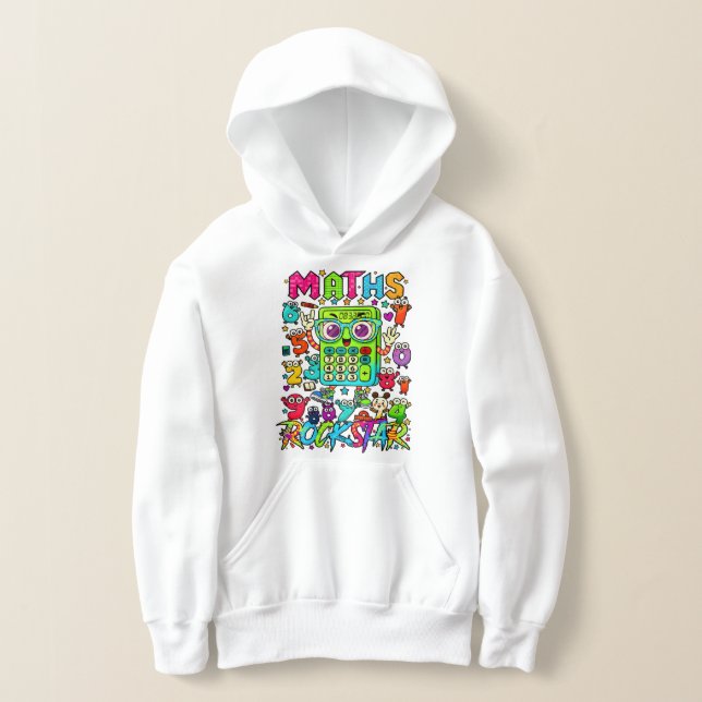 Number Day Kids Hoodie | Maths Rock Star Design (Ablage )