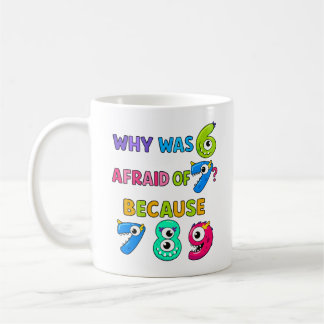 Number Day Maths Joke Mug | 7 8 9 Funny Kaffeetasse