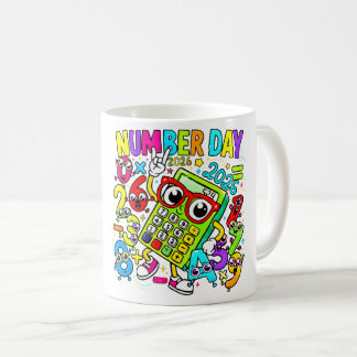 Number Day Maths Mug | Colourful Numbers Kaffeetasse