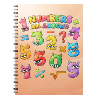 Number Day Maths Notebook | Numbers All Around Notizblock