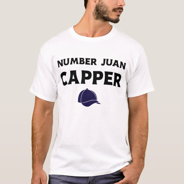 Number Juan Capper Funny Slang Spaß #1 Liar T-Shirt (Vorderseite)