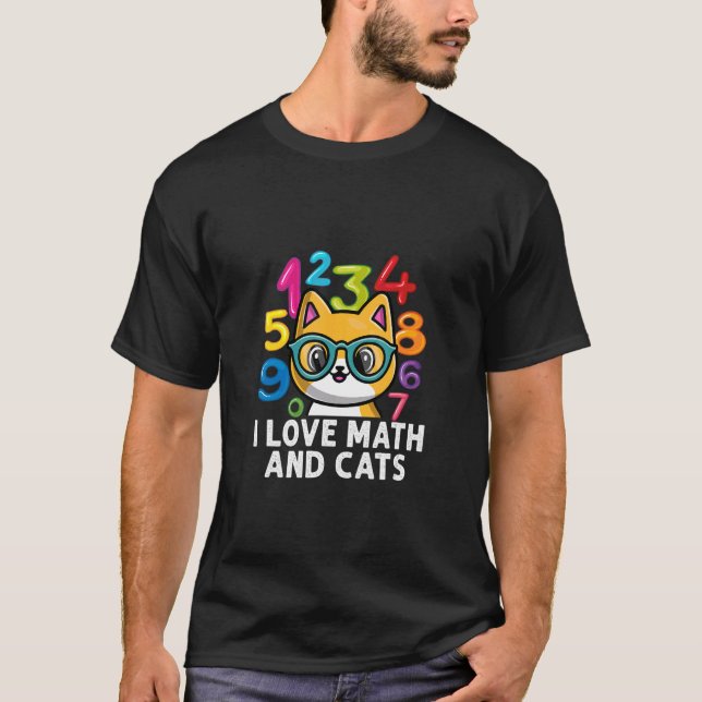 Number Learning calculator costume matc day Math O T-Shirt (Vorderseite)