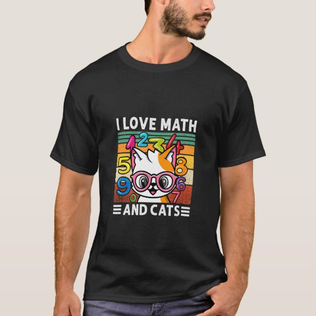 Number Learning calculator costume matc day Math O T-Shirt (Vorderseite)