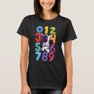 Number Learning Computer Anzug matc day Math O T-Shirt