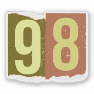 Number Magazine Ransom 98 Aufkleber