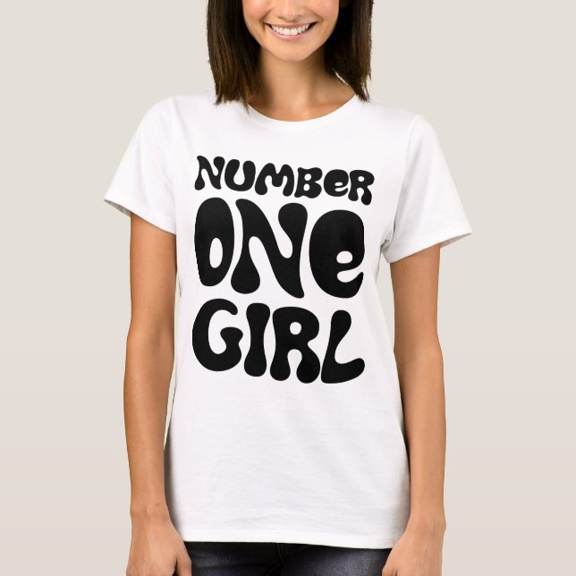 Number One Girl T-shirt (Vorderseite)
