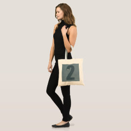number tote bag-2 tragetasche