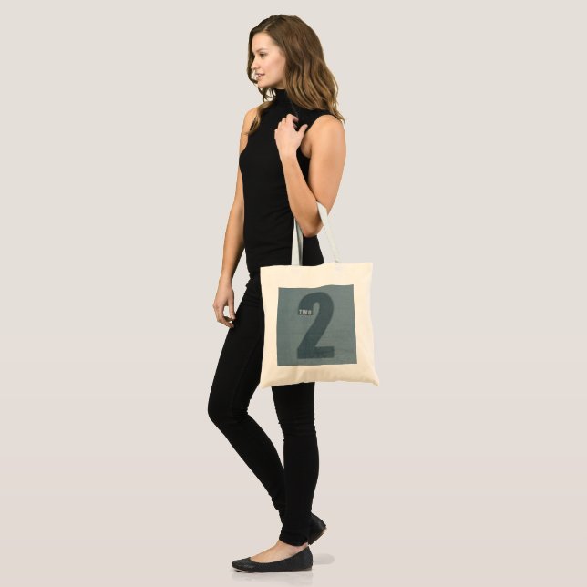 number tote bag-2 tragetasche (Vorderseite (Model))