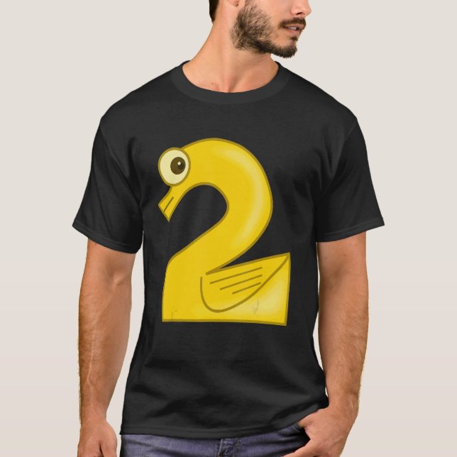 Number two Math Counting Costume T-Shirt (Vorderseite)