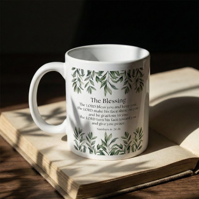 Numbers 6:24-26 The Lord Bless You and Keep You Kaffeetasse (Von Creator hochgeladen)