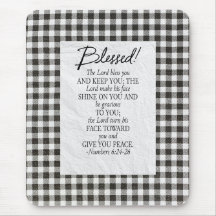 Numbers 6:24–26 The Lord Bless You Neutral Vintage