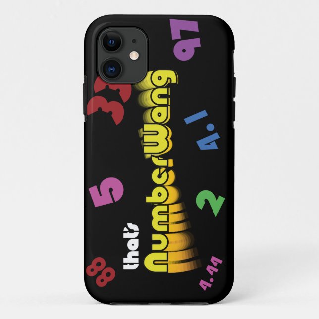 NumberWang iphone 5 Fall Case-Mate iPhone Hülle (Rückseite)