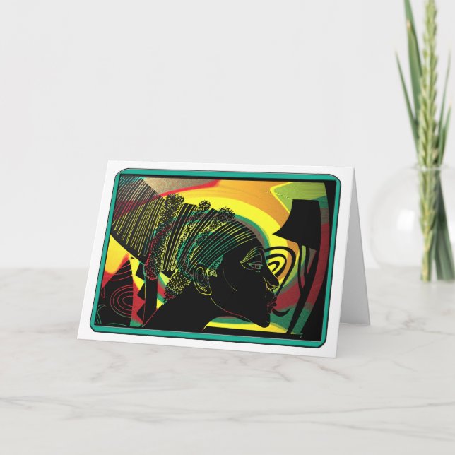 Numbian Princess Feiertagskarte (Vorderseite)