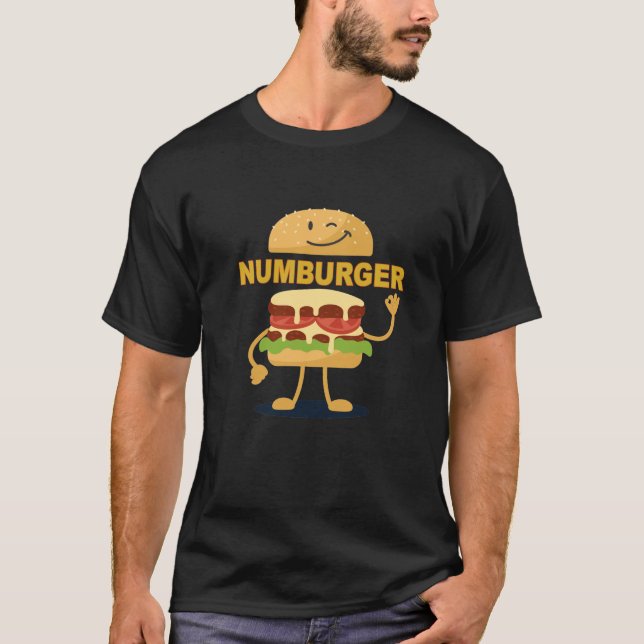 Numburger .burger Logo-Shirt T-Shirt (Vorderseite)