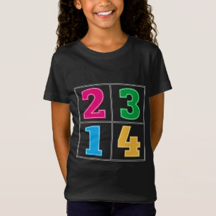 Numerische Reihe 1234 T-Shirt