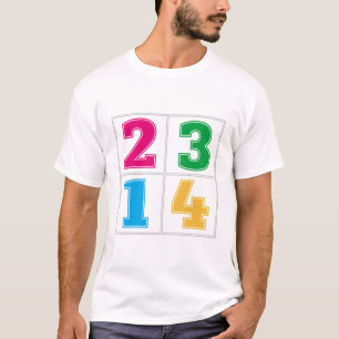 Numerische Reihe 1234 T-Shirt