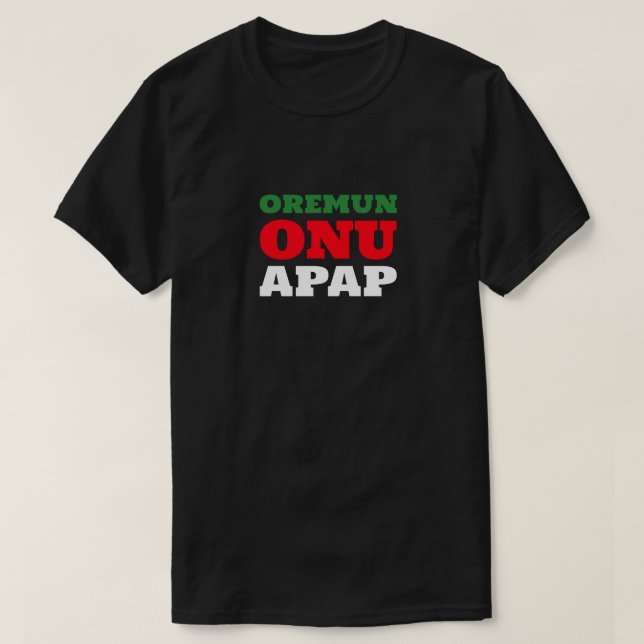 Numero Uno Papa T-Shirt (Design vorne)
