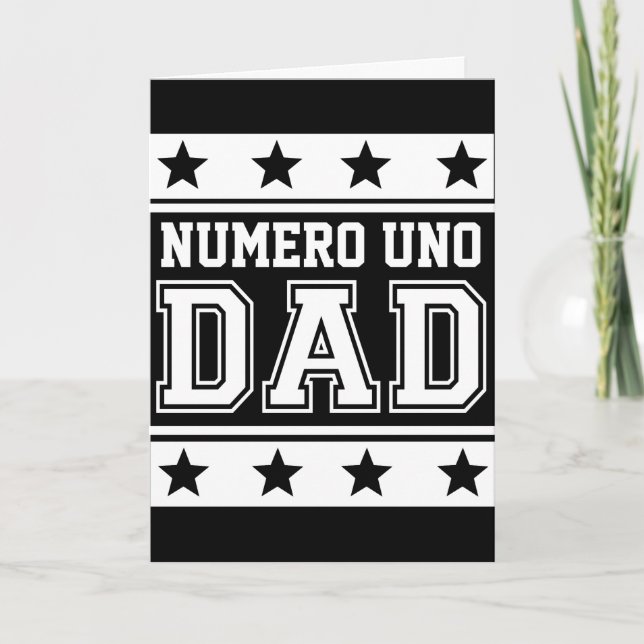 Numero UNO-Vater Karte (Vorderseite)