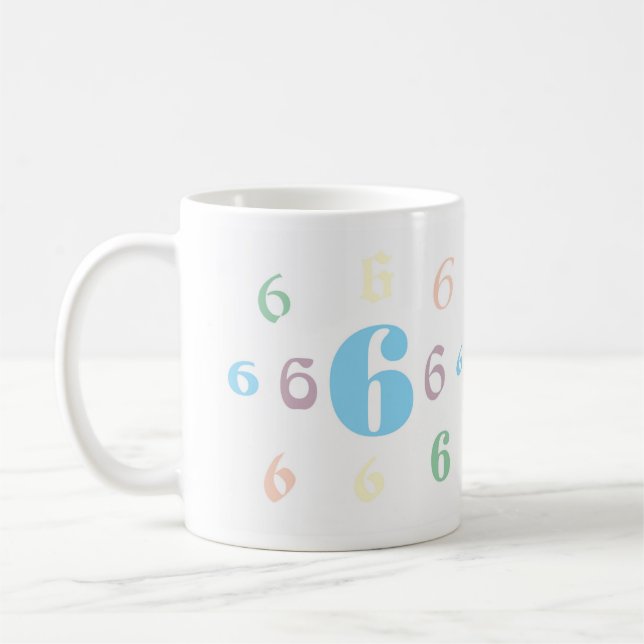 Numerologie 6 Tasse (Links)