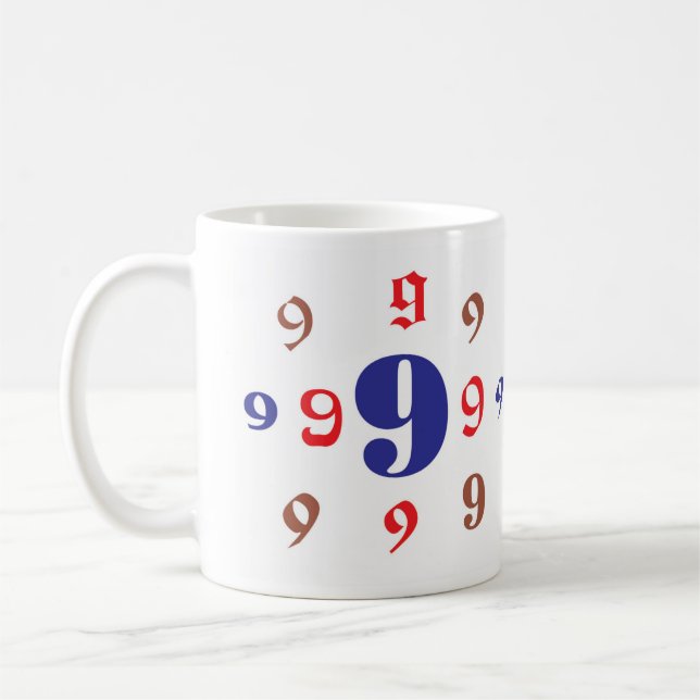 Numerologie 9 Tasse (Links)