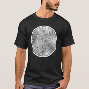 Numismatiker Morgan Silver Dollar Coin Collector 2 T-Shirt