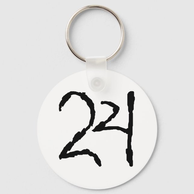 Nummer24 Schlüsselanhänger (Vorderseite)