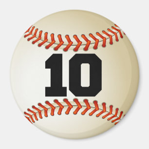 Nummer 10 Baseball Magnet
