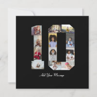 Nummer 10 FotoCollage