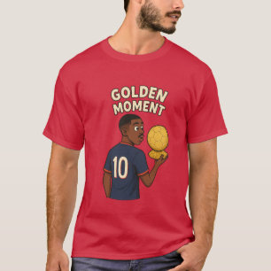 Nummer 10 Hommage Cartoon Football Hero T - Shir T-Shirt