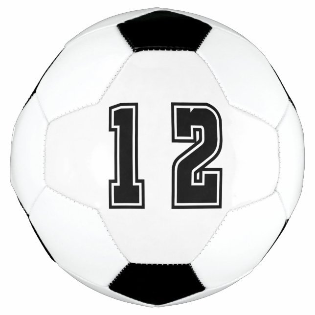 Nummer 12 fußball (Vorderseite)
